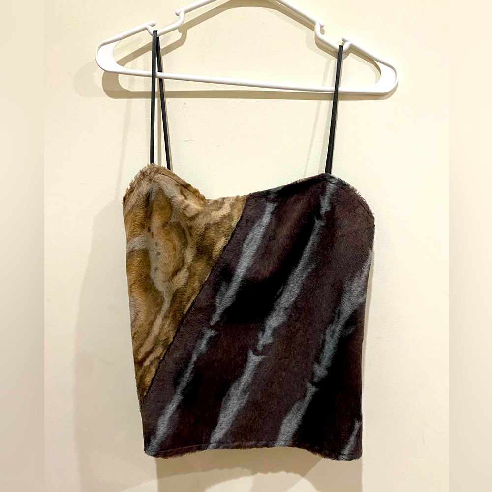Gianfranco Ferre Jeans Fur Top